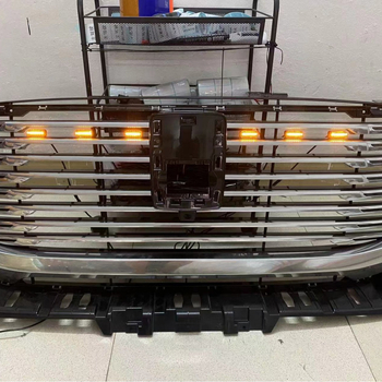 Lumină decorativă pentru grila mașinii, schimbare de culoare prin APP, montaj cu pastă adezivă, 12V, 18W, ABS plastic, model paste, potrivită pentru toate modelele