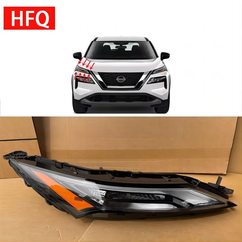 Lumină de zi pentru Nissan Rogue 2021-2023 — modele 26120-6rr0a, 26125-6rr0a; Material PC