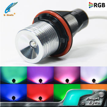 Lampa LED Angel Eye pentru BMW, 5W RGB cu telecomandă IR, BD-LM-E39RGBIR, compatibilă cu E39, E60, E87, E61, E63