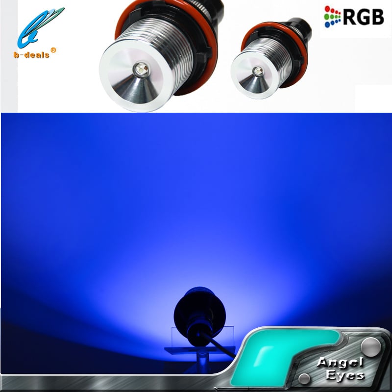 Lampa LED Angel Eye pentru BMW, 5W RGB cu telecomandă IR, BD-LM-E39RGBIR, compatibilă cu E39, E60, E87, E61, E63