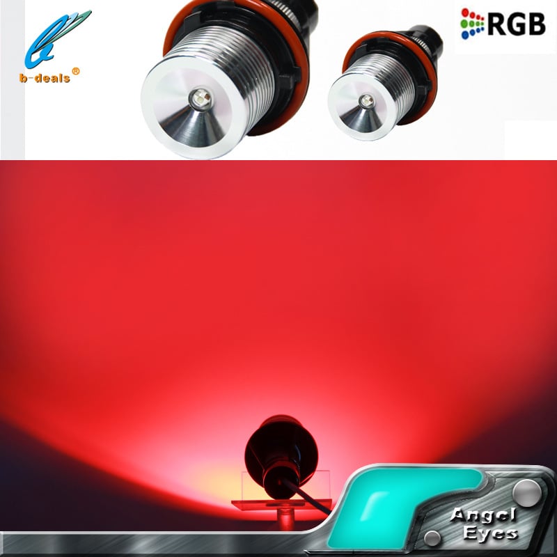 Lampa LED Angel Eye pentru BMW, 5W RGB cu telecomandă IR, BD-LM-E39RGBIR, compatibilă cu E39, E60, E87, E61, E63
