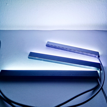 Denné svetlo na auto 7030, IP68, hliníkové telo, 12V, 3.84W