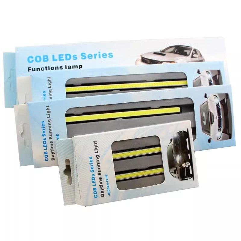 COB lumină de zi pentru mașini, LED 5W, aliaj de aluminiu, rezistentă la apă, 12V universal, model cob-c1