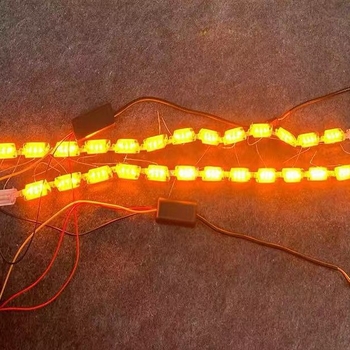 Bandă LED DRL Tear Eye – 8W, 12-24V, 250 lm, Model: Tear Eye lamp