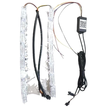 Bandă LED DRL Tear Eye – 8W, 12-24V, 250 lm, Model: Tear Eye lamp