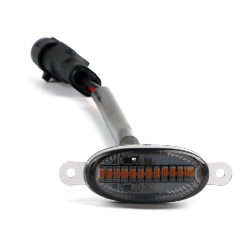 LED svjetlo rešetke automobila, 12V–24V, 12 LED, vodootporno, žuto dnevno svjetlo za pickup
