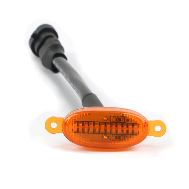LED svjetlo rešetke automobila, 12V–24V, 12 LED, vodootporno, žuto dnevno svjetlo za pickup