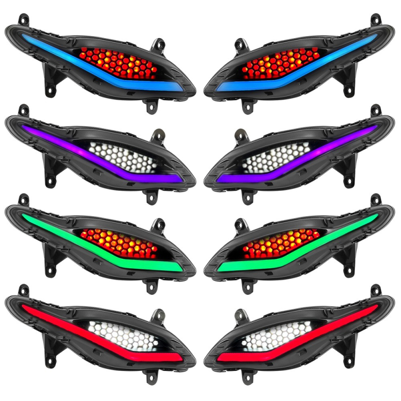 LED prednje svjetlo za Yamaha SRL115-FI, HP-D168, 12V, ABS kućište