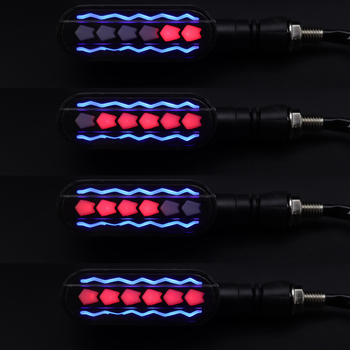 LED sekvencijski pokazivači za motocikl, vodootporni, 12V, ABS kućište