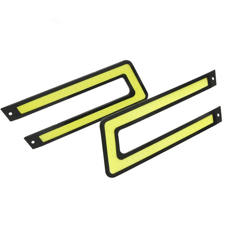 Lampa DRL LED COB în formă de U, 5W, 12V, 560 lm, IP65, carcasă din aluminiu