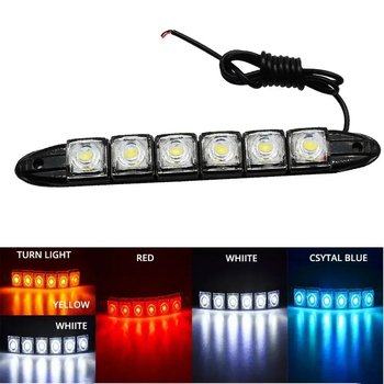 Lumină LED de zi în formă de șarpe pentru mașină – 12V, 4W, 900lm, 50.000h