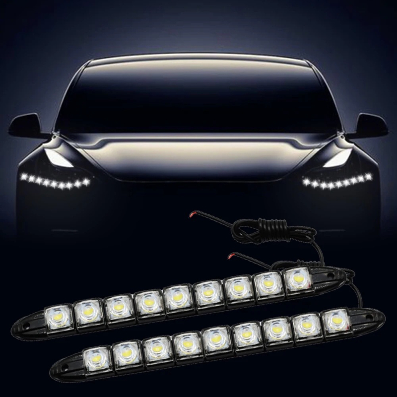 Lumină LED de zi în formă de șarpe pentru mașină – 12V, 4W, 900lm, 50.000h