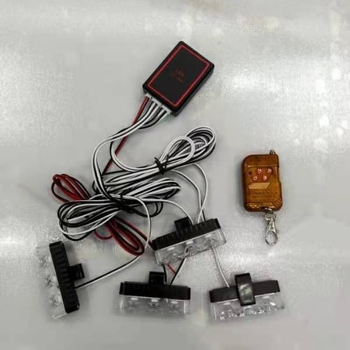 12V LED dnevna svjetla za automobil, 12 LED, 24W, PC kućište