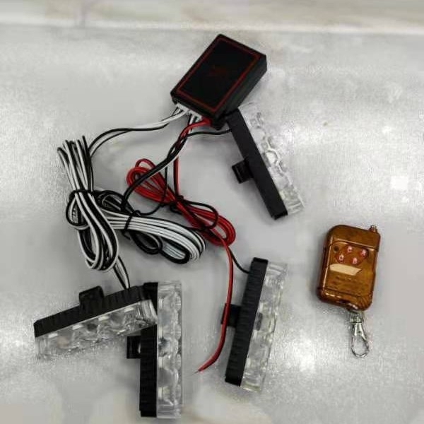 12V LED dnevna svjetla za automobil, 12 LED, 24W, PC kućište