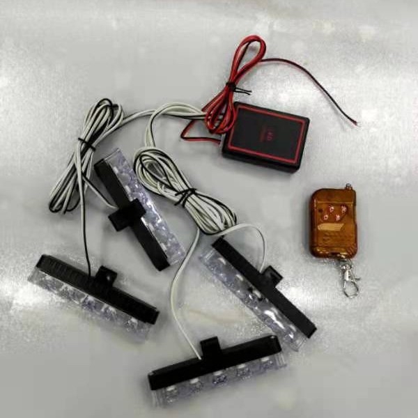 12V LED dnevna svjetla za automobil, 12 LED, 24W, PC kućište
