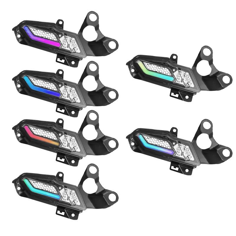 Skupina pokazivača smjera s dnevnim svjetlom za Yamaha XMAX250/300, LED, 12V, ABS+LED, Model HPMP-D031