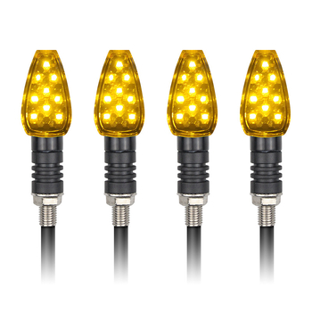 Motocikl LED pokazivač smjera — 12V, 3W, 3000K, vijek trajanja 10000h, Model B Red Riding Hood