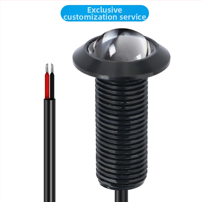 Sunshiny LED COB impermeabil Eagle Eye pentru mașină, cu montaj universal, intrare 9–30V, putere 2.3W, curent 0.195A, lumină de zi și lumină de mers înapoi