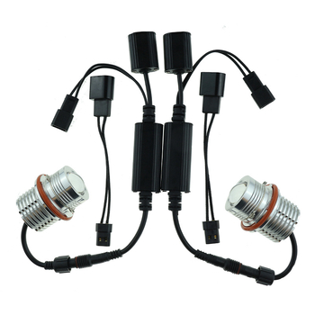 BMW LED prednja svjetla s Angel Eyes, 60W, 12-24V, avionski aluminij, model HXBMW-E3917, vijek trajanja 30000 h