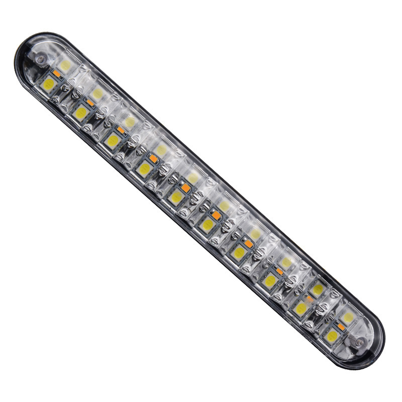 30LED LED dnevna svjetla, dvobojna, s treperavim pokazivačem, 12V, 15W, vodootporna