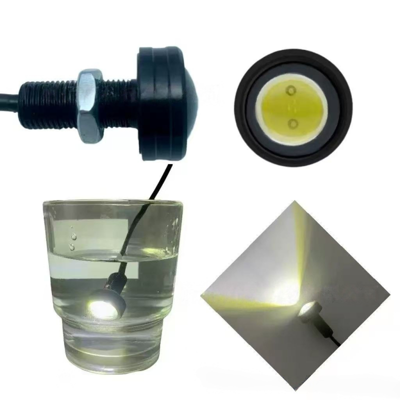 COB 23 mm vodootporne dnevne LED lampe za automobile i pomorske svrhe, visoko svijetle LED lampe, Eagle Eye svjetla i signalizacije smjera
