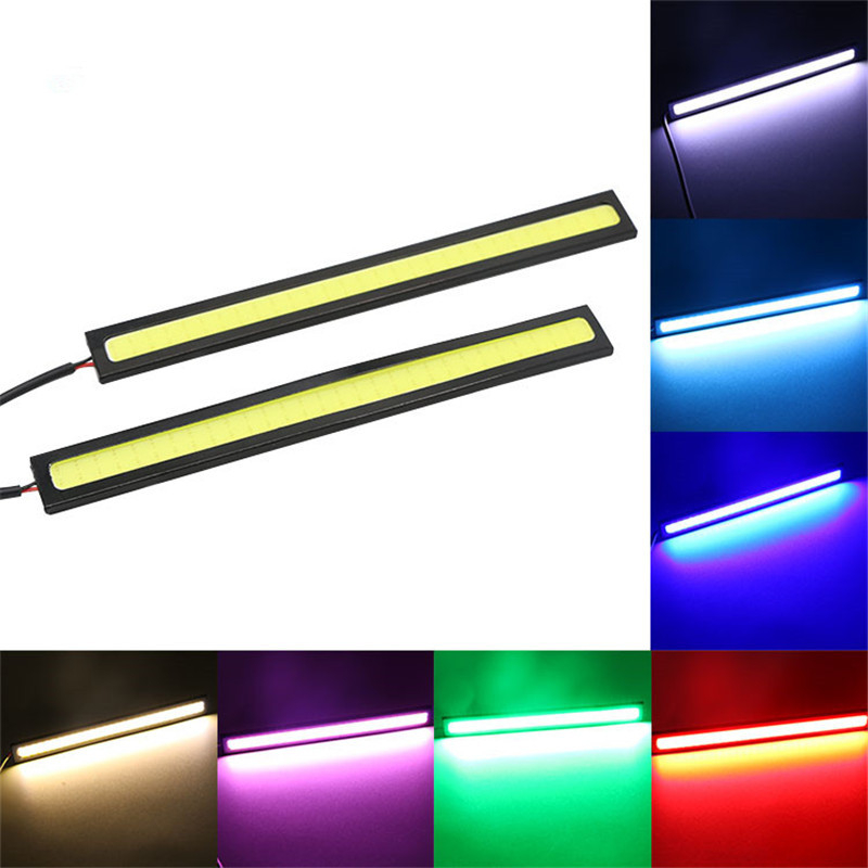 Xinliang dnevna LED svjetla za automobil COB LED, 17 cm, iznimno tanka, vodootporna, visoka svjetlina, 28 LED