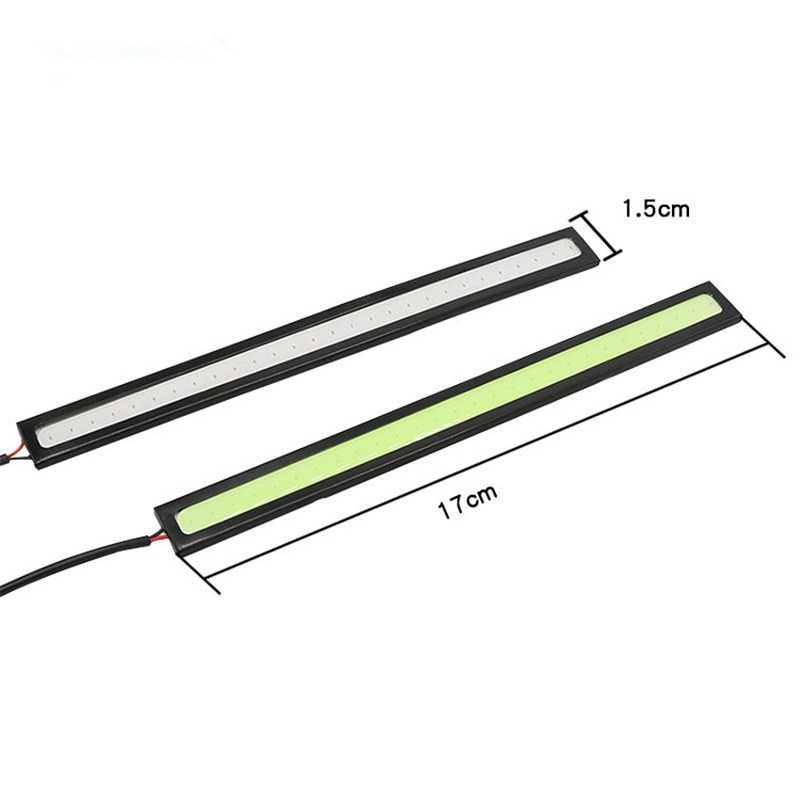 Xinliang dnevna LED svjetla za automobil COB LED, 17 cm, iznimno tanka, vodootporna, visoka svjetlina, 28 LED