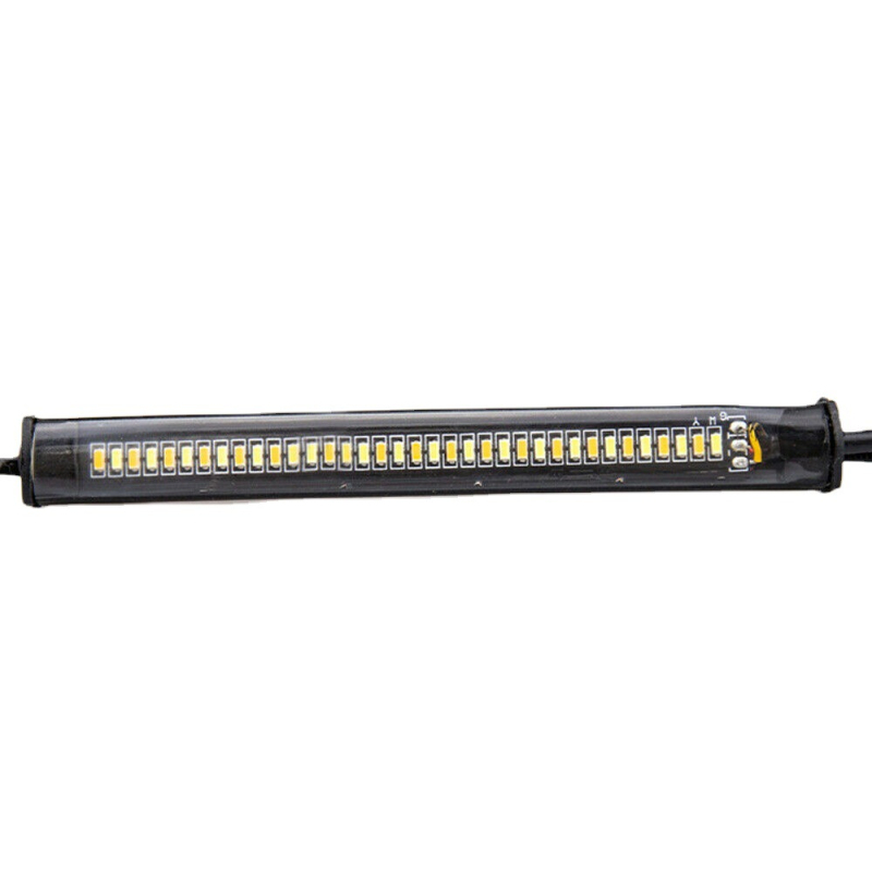 ZD-65 LED svjetlosni pojas za motocikl i električno vozilo – dvobojni indikator s tekućim svjetlima; Model ZD-65, 12V, 1W, 3000–6000K, vijek trajanja 30.000 sati