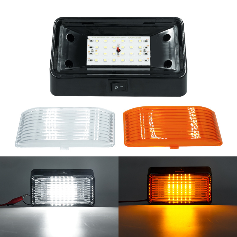 LED lampica za čitanje za RV i kamion - unutarnje osvjetljenje krova vozila i svjetlo za nuždu