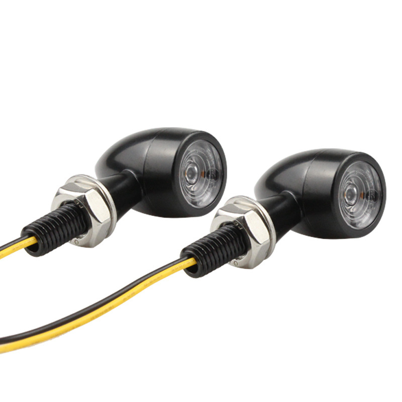 Indicator retro pentru motocicletă, LED metalic, lumină de zi, 12V, 3W, 3000K, 10000h
