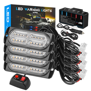 DXZ Automobil 20LED Aluminijsko Prednja Rešetka Svjetlo DRL sa Strobom, 12V 40W
