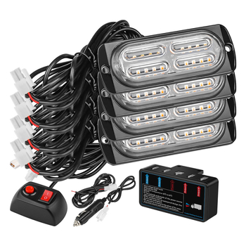 DXZ Automobil 20LED Aluminijsko Prednja Rešetka Svjetlo DRL sa Strobom, 12V 40W