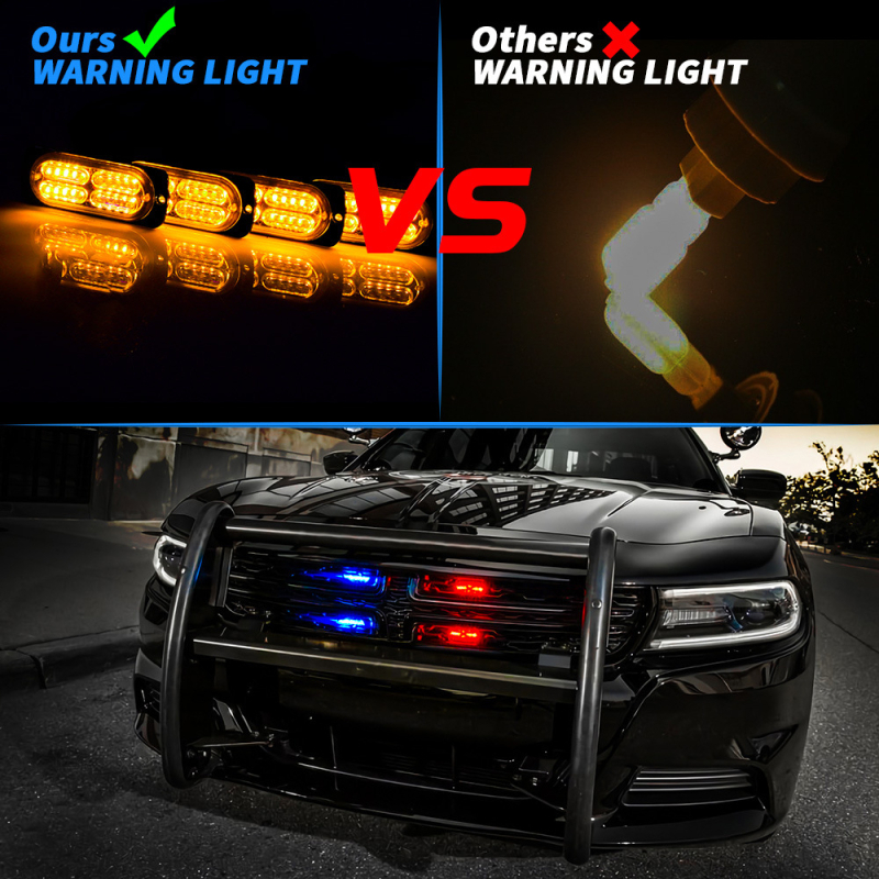 DXZ Automobil 20LED Aluminijsko Prednja Rešetka Svjetlo DRL sa Strobom, 12V 40W