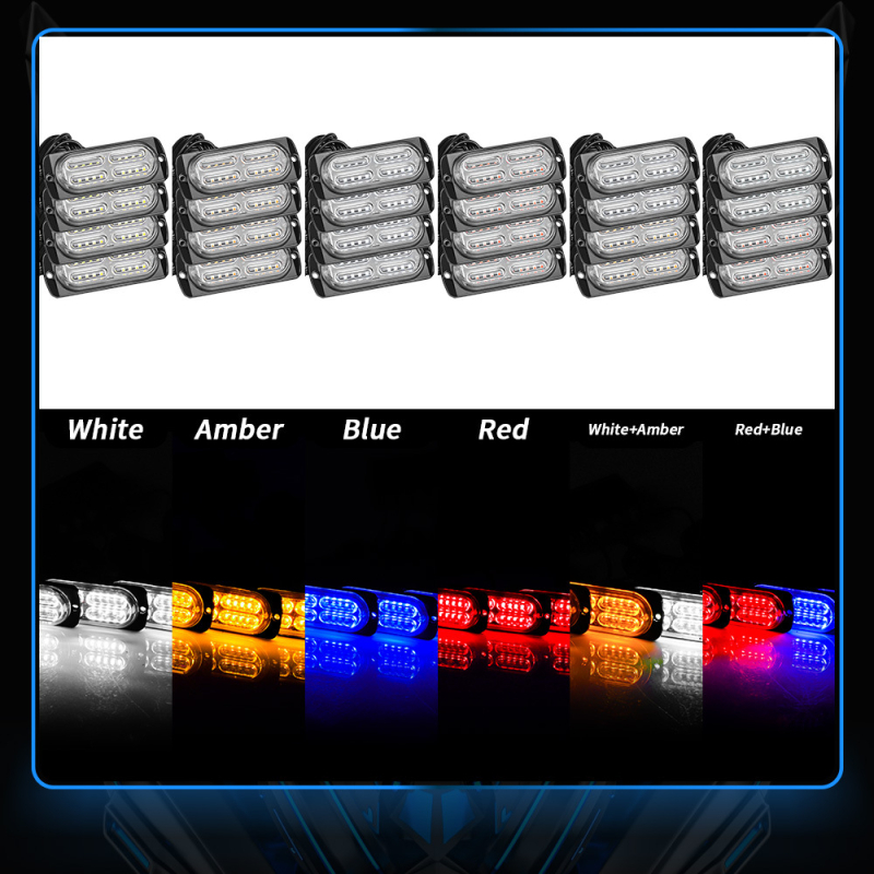 DXZ Automobil 20LED Aluminijsko Prednja Rešetka Svjetlo DRL sa Strobom, 12V 40W