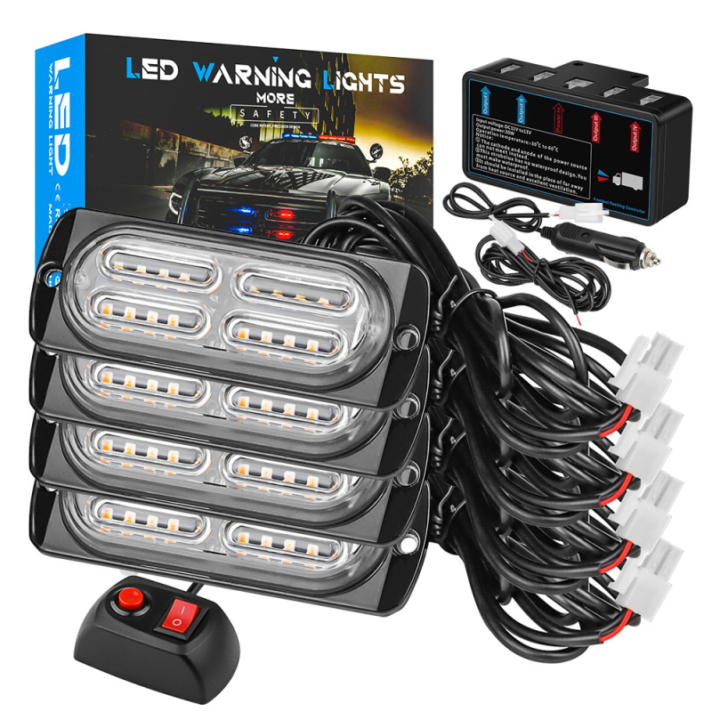 DXZ Automobil 20LED Aluminijsko Prednja Rešetka Svjetlo DRL sa Strobom, 12V 40W