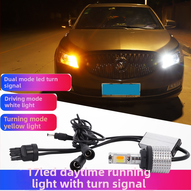LED pentru lumină de zi și semnalizare, bandă COB încorporată, 60W, 12V, 6000K, model 1156/7440
