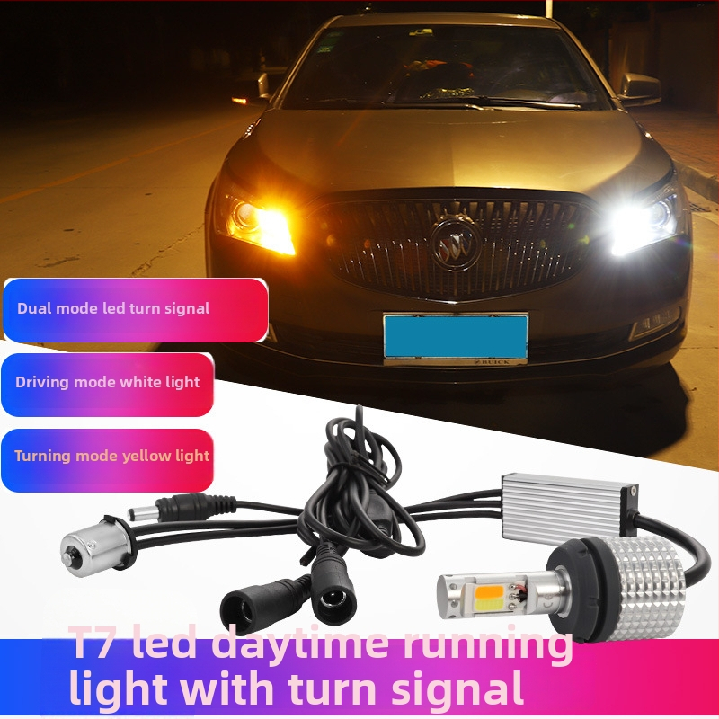 LED pentru lumină de zi și semnalizare, bandă COB încorporată, 60W, 12V, 6000K, model 1156/7440