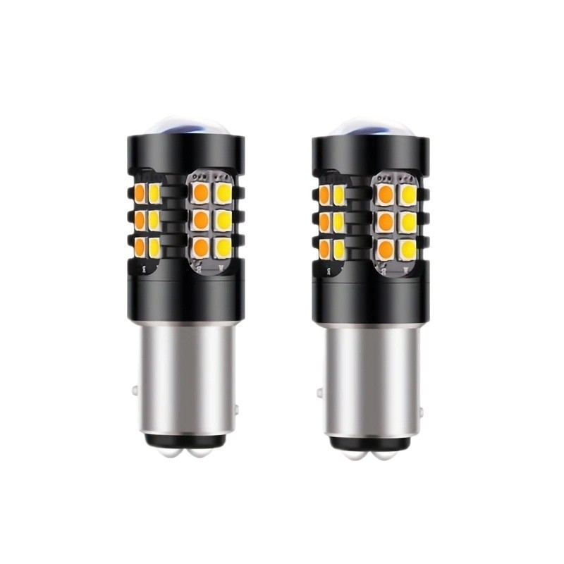 Lumini LED de drum pentru 1157/3157/7443, LED 3030, 12-24V, 5000 lm, durată de viață 50.000 ore, pentru mers înapoi, frână și semnalizare
