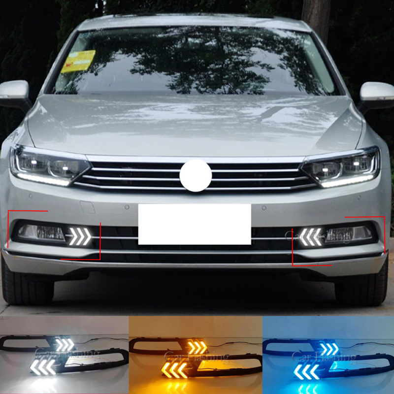 LED dnevna svjetla za Volkswagen Magotan B8 (2017–2019), prednja svjetla za maglu s LED