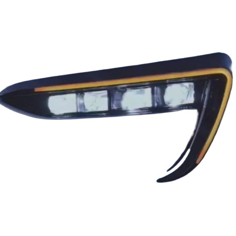 Lumini sprâncene Tesla, faruri de ceață și lumini de zi, LED, 12V, ABS, flux luminos 6000 lm, durată 50000 h