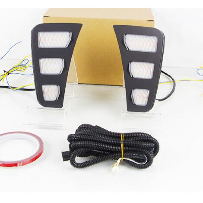 Kia Soluto dnevna svjetla, LED izvor svjetlosti, 12V, 1W, 6000 lm, ABS materijal
