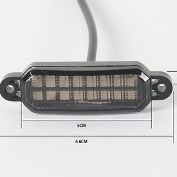 Светлина за решетката на автомобил – 12V, 18 LED, офроуд LED дневна светлина, универсална, с монтажни уши