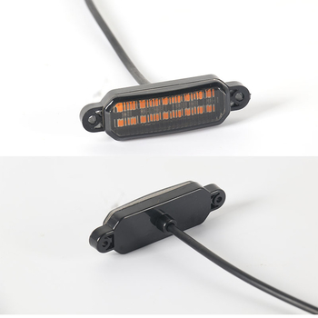 Светлина за решетката на автомобил – 12V, 18 LED, офроуд LED дневна светлина, универсална, с монтажни уши