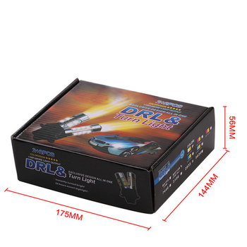 LED kétszínű indexlámpa nappali működéssel, modell 1156, 12V, 20W, LED, 7000-8000K