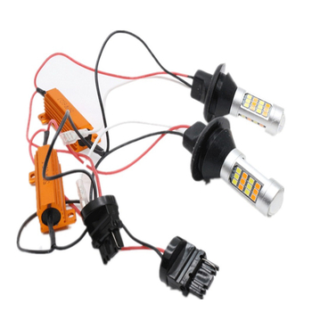 LED kétszínű indexlámpa nappali működéssel, modell 1156, 12V, 20W, LED, 7000-8000K