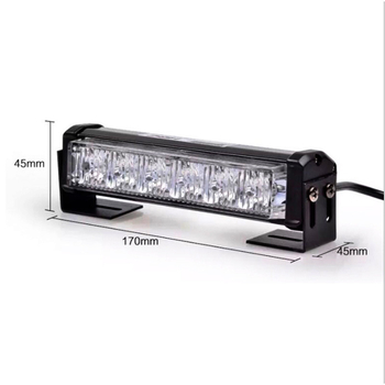 Automobilsko LED svjetlo za branik s 6 LED trakom, treperavo, univerzalna upotreba, 30W, 9–36V, vijek trajanja 50 000 h