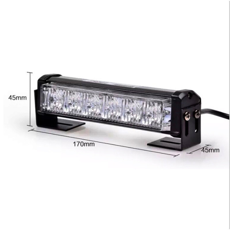 Automobilsko LED svjetlo za branik s 6 LED trakom, treperavo, univerzalna upotreba, 30W, 9–36V, vijek trajanja 50 000 h
