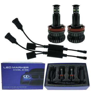 Lampă LED Angel Eye 20W pentru BMW E92, 12-24V, IP68, aluminiu de aviație, model HXBMW-E9204, 30000h durată de viață, compatibil cu modelele BMW