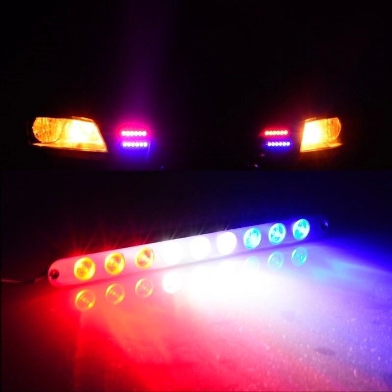 Guineston Eagle Eye Flash Lamp – automobilska rešetka strobe svjetlo, 12V, 18W, aluminijsko kućište