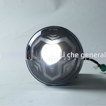 LED фар за Wrangler с висок и нисък лъч, дневен светлинен сигнал и RGB светлинен пръстен, модел OL-2072R, 50W 12V